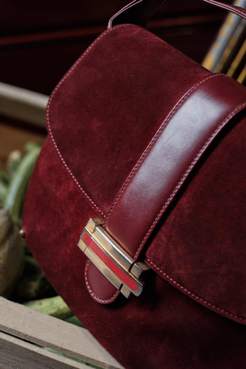 Borsa Gucci Mezzaluna Velluto