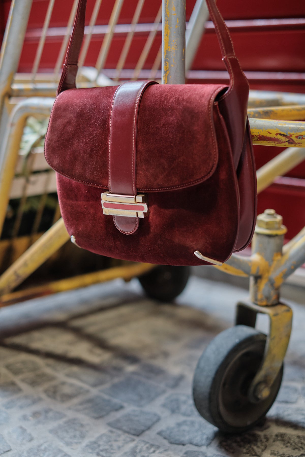 Borsa Gucci Mezzaluna Velluto