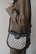 Borsa Gucci Mezzaluna in tela GG