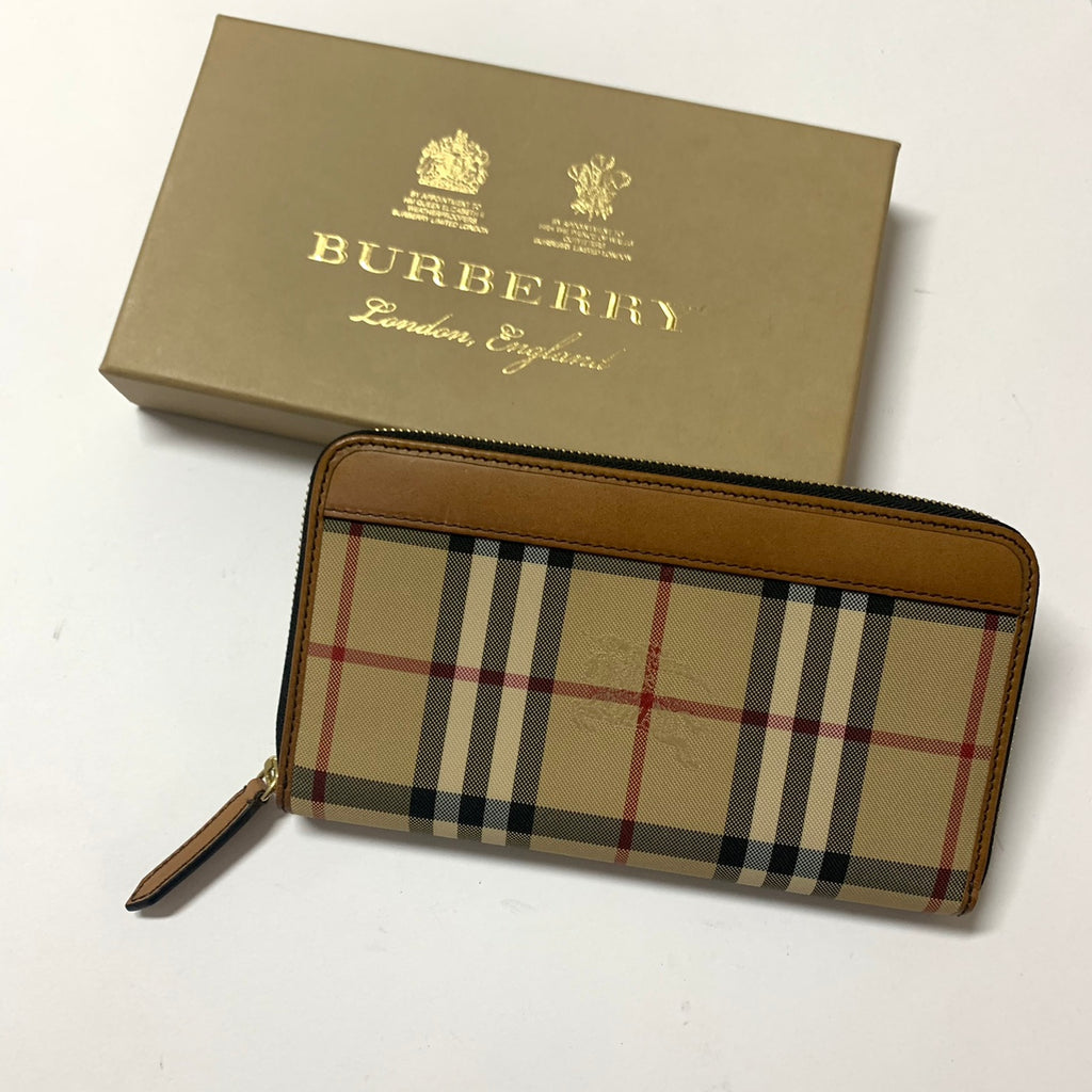 Burberry Portafoglio Zip Around