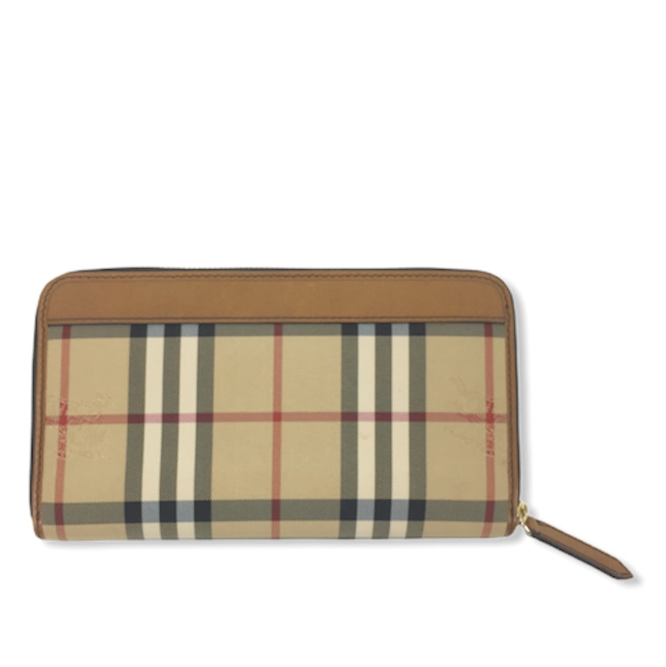 Burberry Portafoglio Zip Around