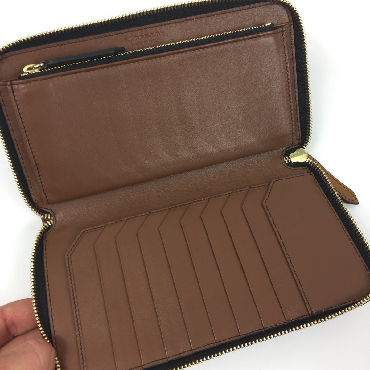 Burberry Portafoglio Zip Around