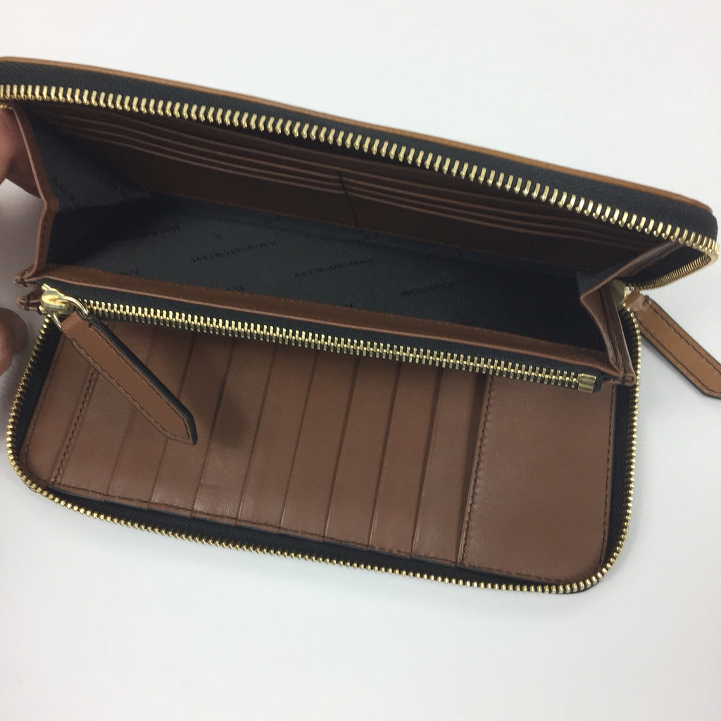 Burberry Portafoglio Zip Around