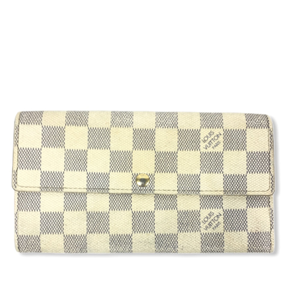 Louis Vuitton Portafoglio Sarah Damier Azur