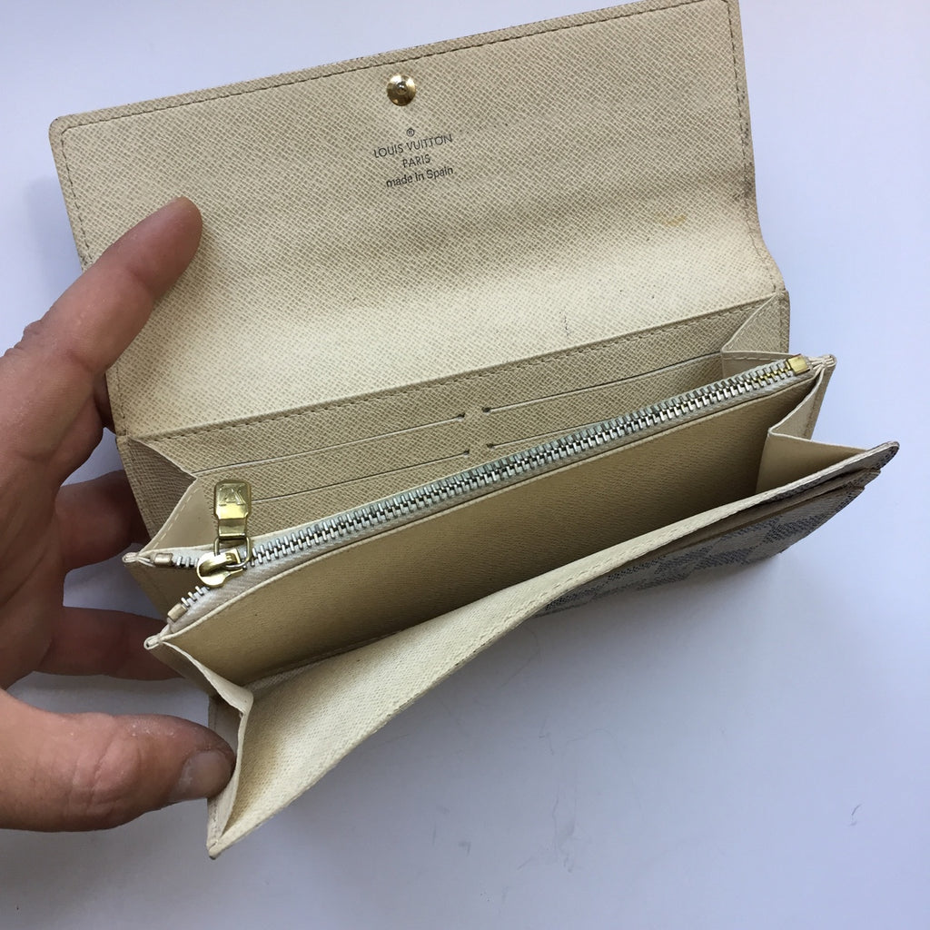 Louis Vuitton Portafoglio Sarah Damier Azur